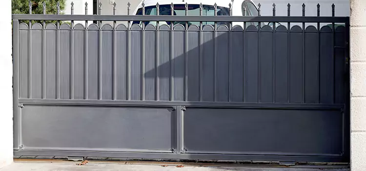 Metal Driveway Gate Installation Peachtree City